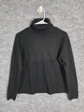 Pursuits Ltd Sweater Womens Large Cashmere Turtleneck Pullover Material Damage